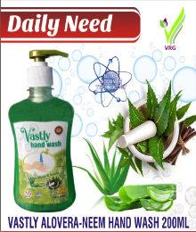 HAND WASH 200ML VRG NEEM ALOE-VERA 